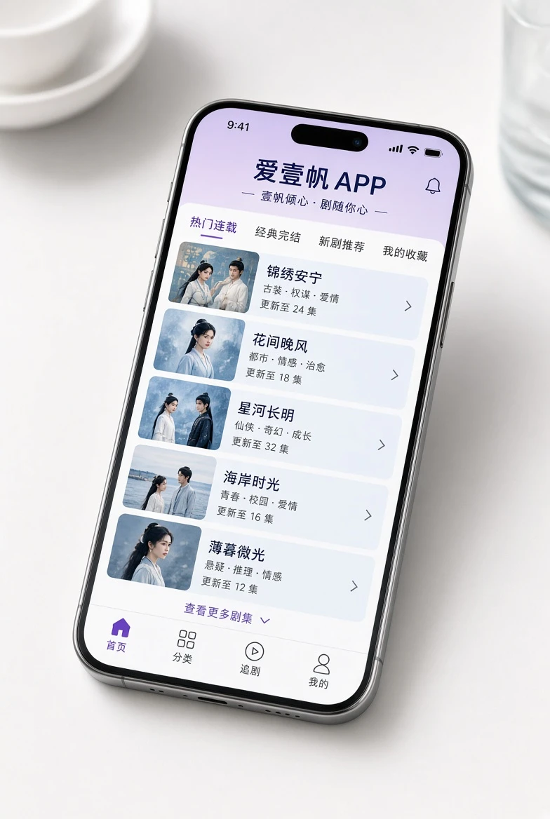 爱壹帆APP界面示意